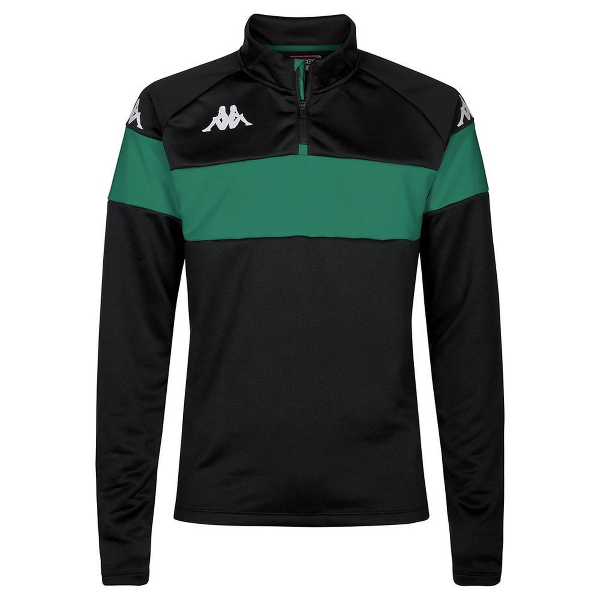Voir la diapositive 1 : KAPPA Sweat Noir/Vert Homme Kappa Dovare