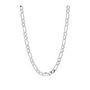 Voir la diapositive 1 : L'ATELIER D'AZUR Collier / Chaîne Homme Argent 925 - Maille Figaro Alternée 1+2 - 50cm
