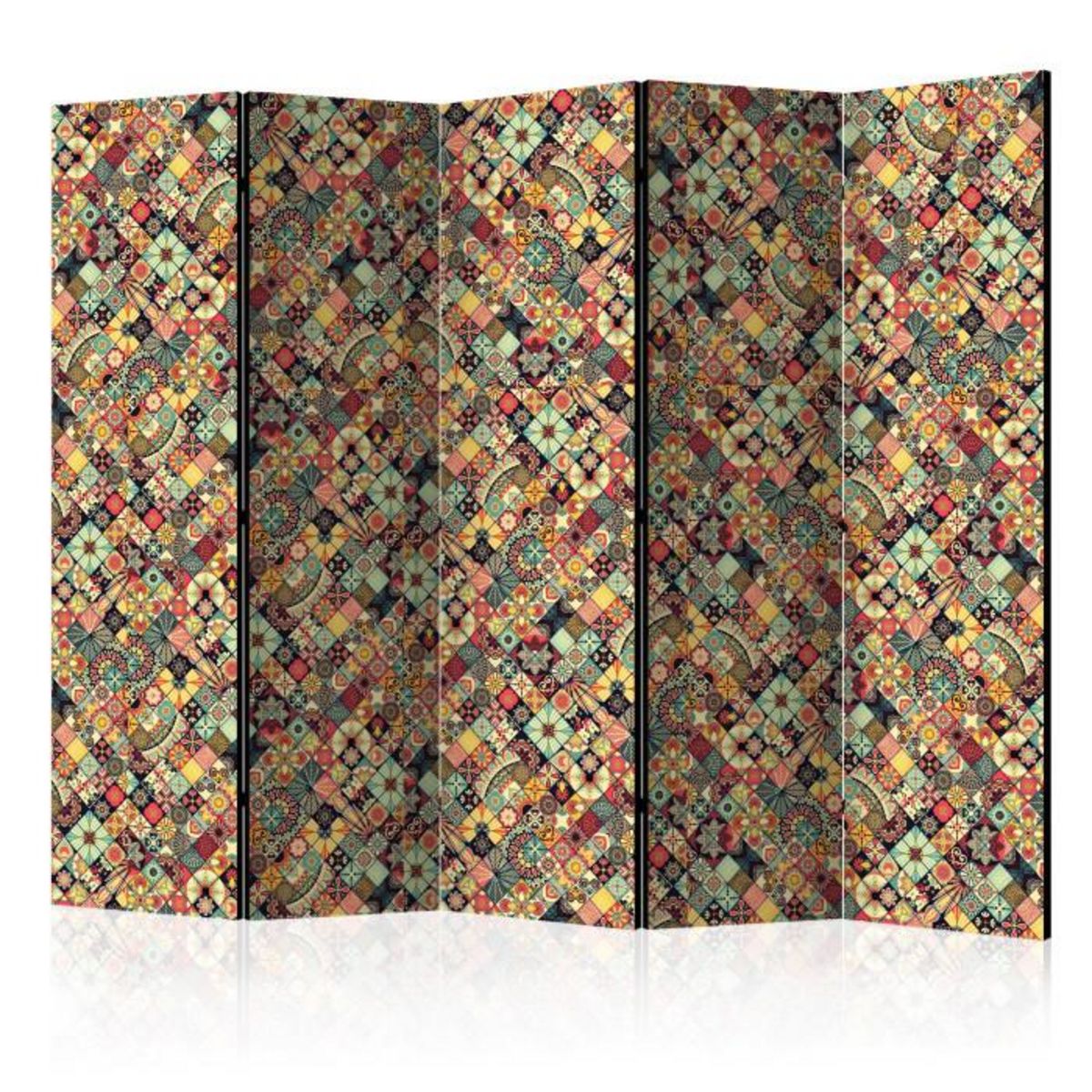 Paris Prix Paravent 5 Volets  Rainbow Mosaic  172x225cm