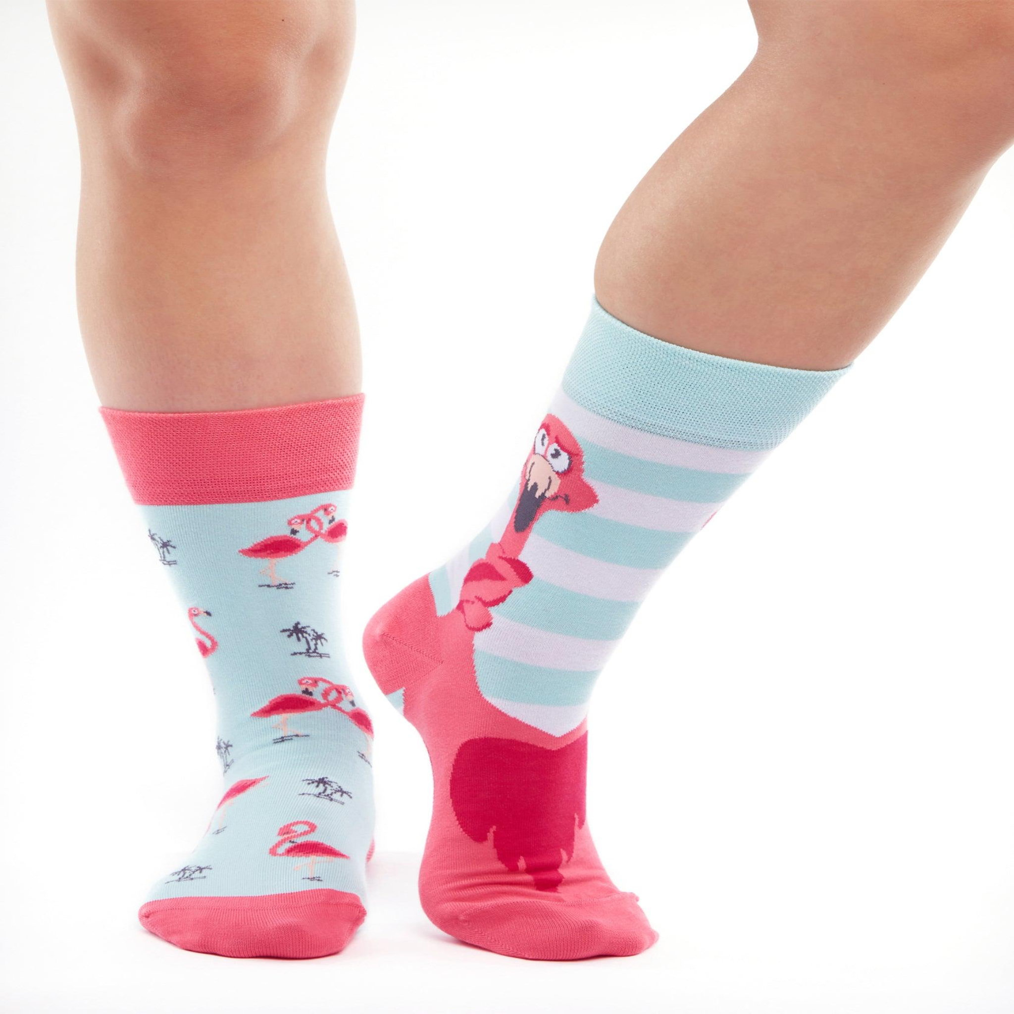Voir la diapositive 2 : DEDOLES Chaussettes nœuds de flamants