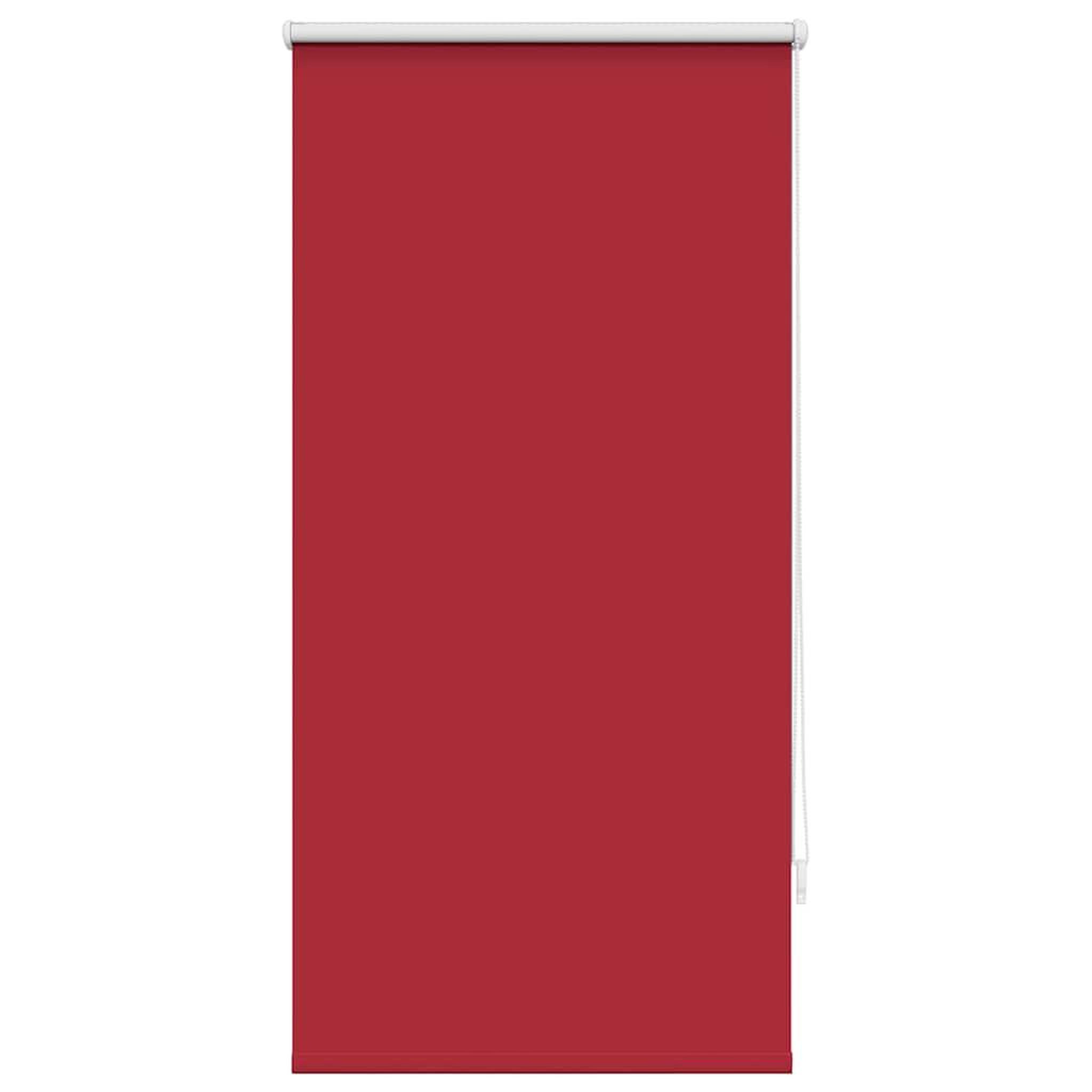 VIDAXL Store enrouleur occultant 64,4 x 120 cm, largeur du tissu 60 cm, rouge