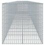 Voir la diapositive 4 : VIDAXL Panier gabion avec couvercle 1100x100x100 cm fer galvanise
