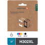 Voir la diapositive 1 : ESSENTIEL B Cartouche d'encre H302 XL Noir + 3 couleurs
