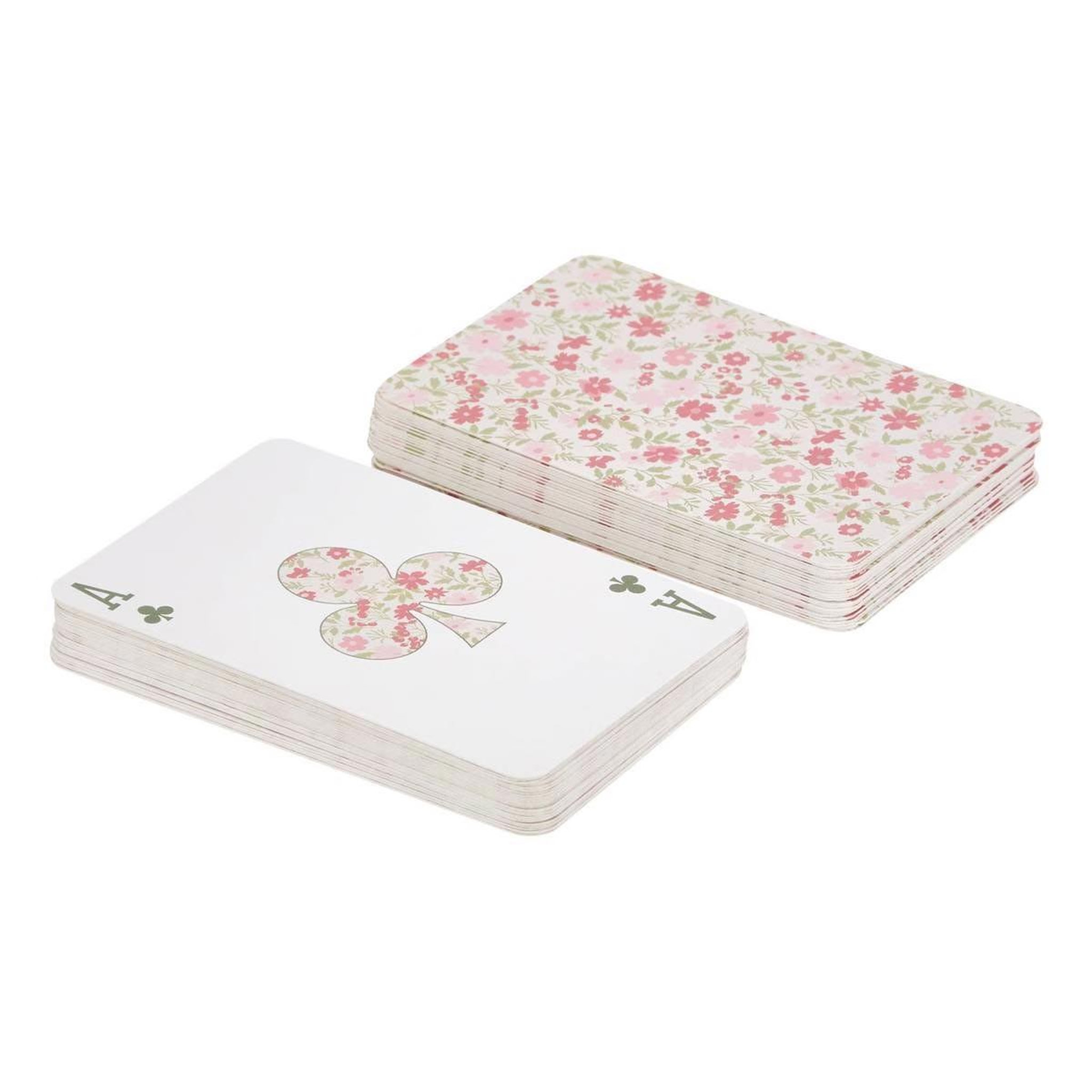 Voir la diapositive 3 : ATMOSPHERA Coffret jeu de 54 cartes  fleur  12cm rose