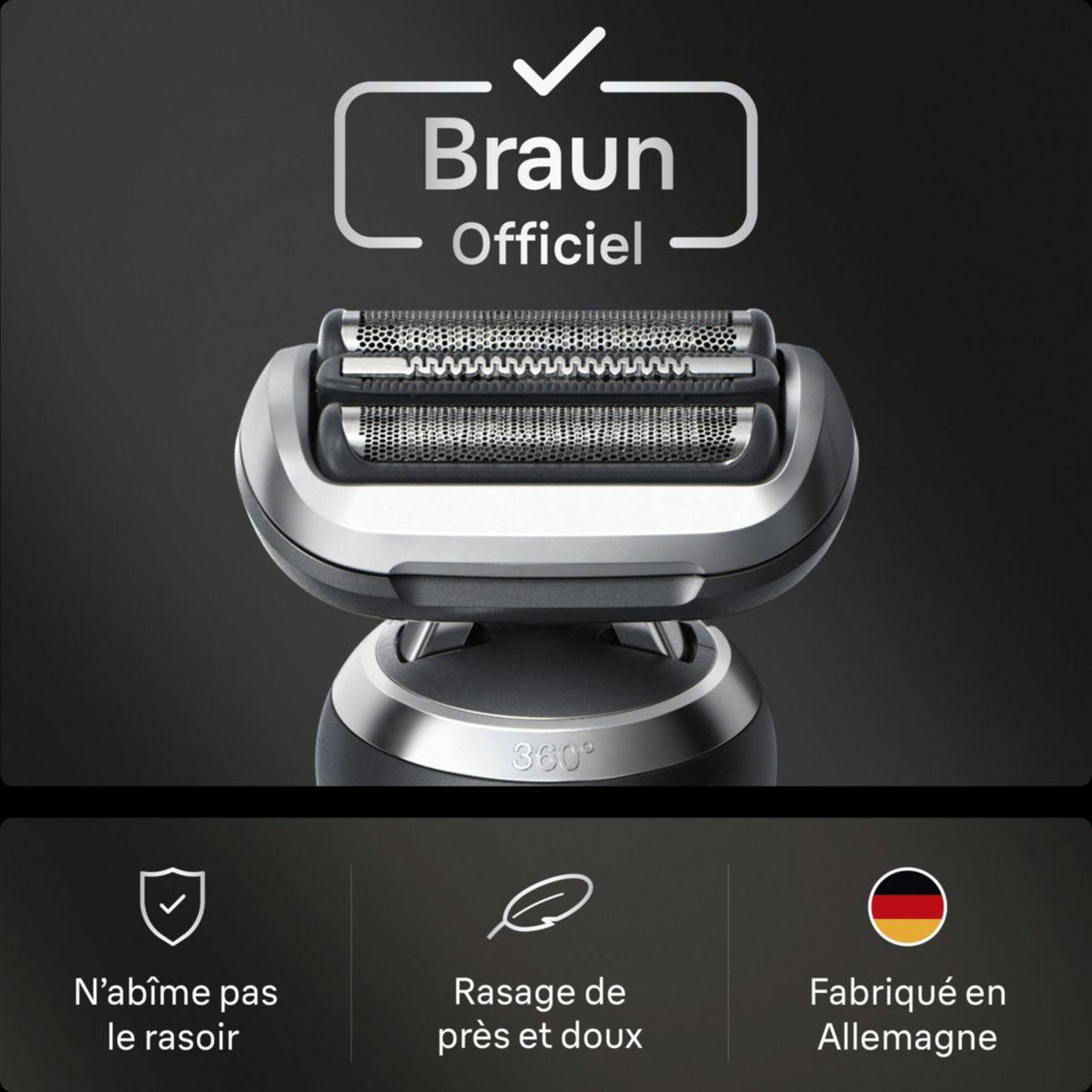 Voir la diapositive 5 : BRAUN Tête de rasoir tete de rasoir 74s