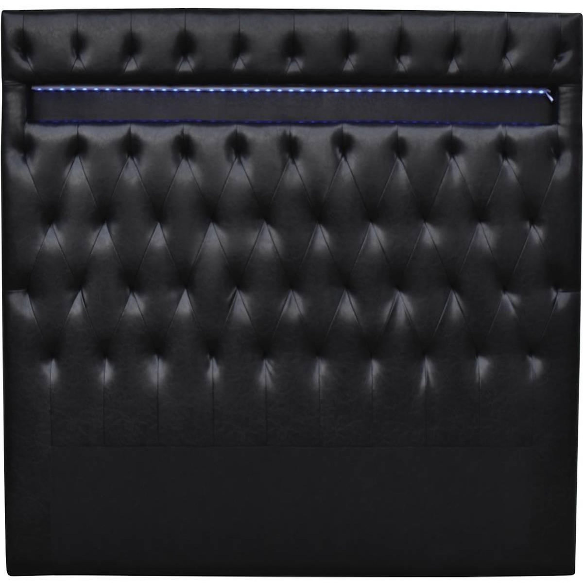 Habitat et Jardin Tête de lit  Déco  LED - 149 cm - Noir