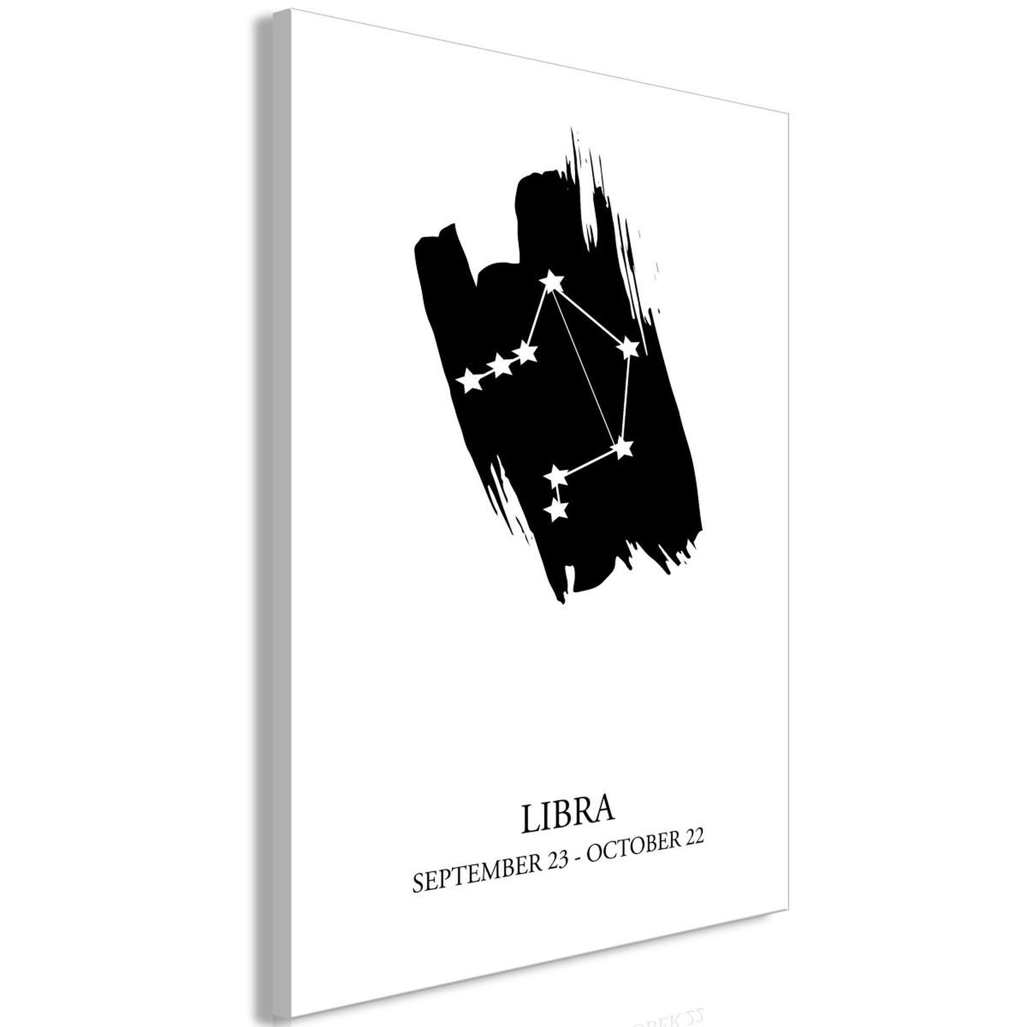 Voir la diapositive 1 : Paris Prix Tableau imprimé  zodiac signs : libra
