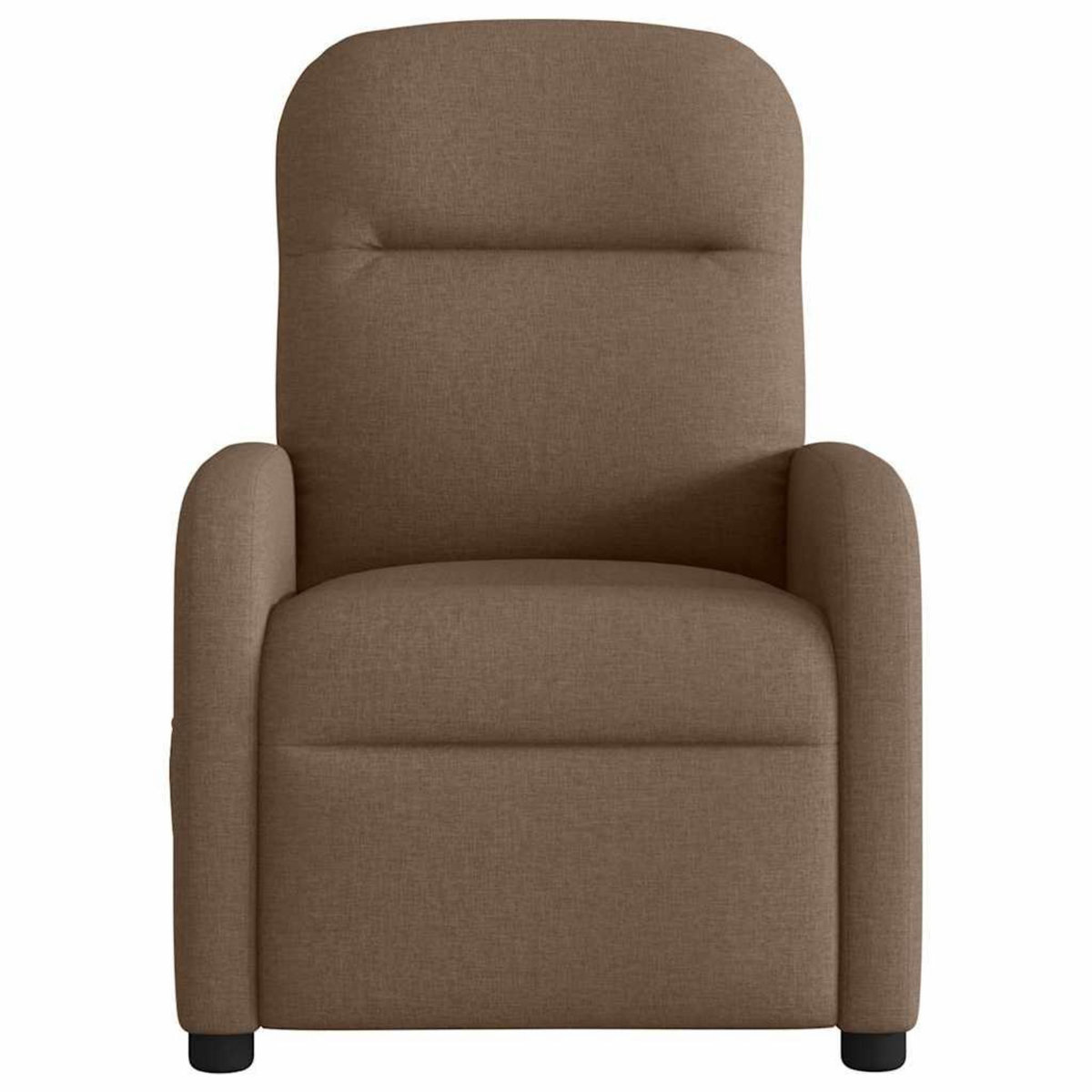 VIDAXL Fauteuil inclinable electrique Marron Tissu