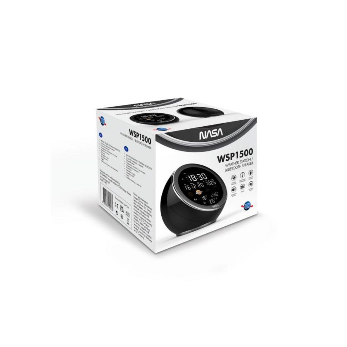 NASA Radio réveil Nasa WSP 1500BK Noir