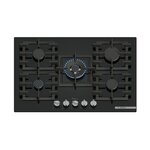 BOSCH Table de cuisson gaz 75cm 5 feux 11500w noir - PPQ7A6I40
