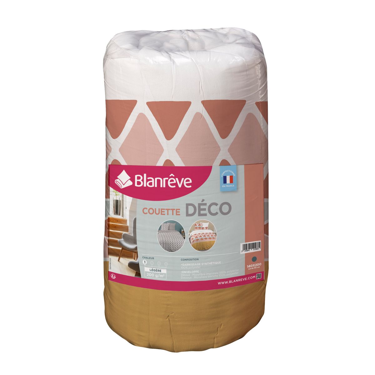 BLANREVE Couette imprimée légère 200g/m²