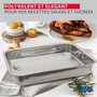 Voir la diapositive 2 : ELO Plat four en inox rectangulaire 27,5 x 20,4 x 6 cm en extérieur Elo Edition Red