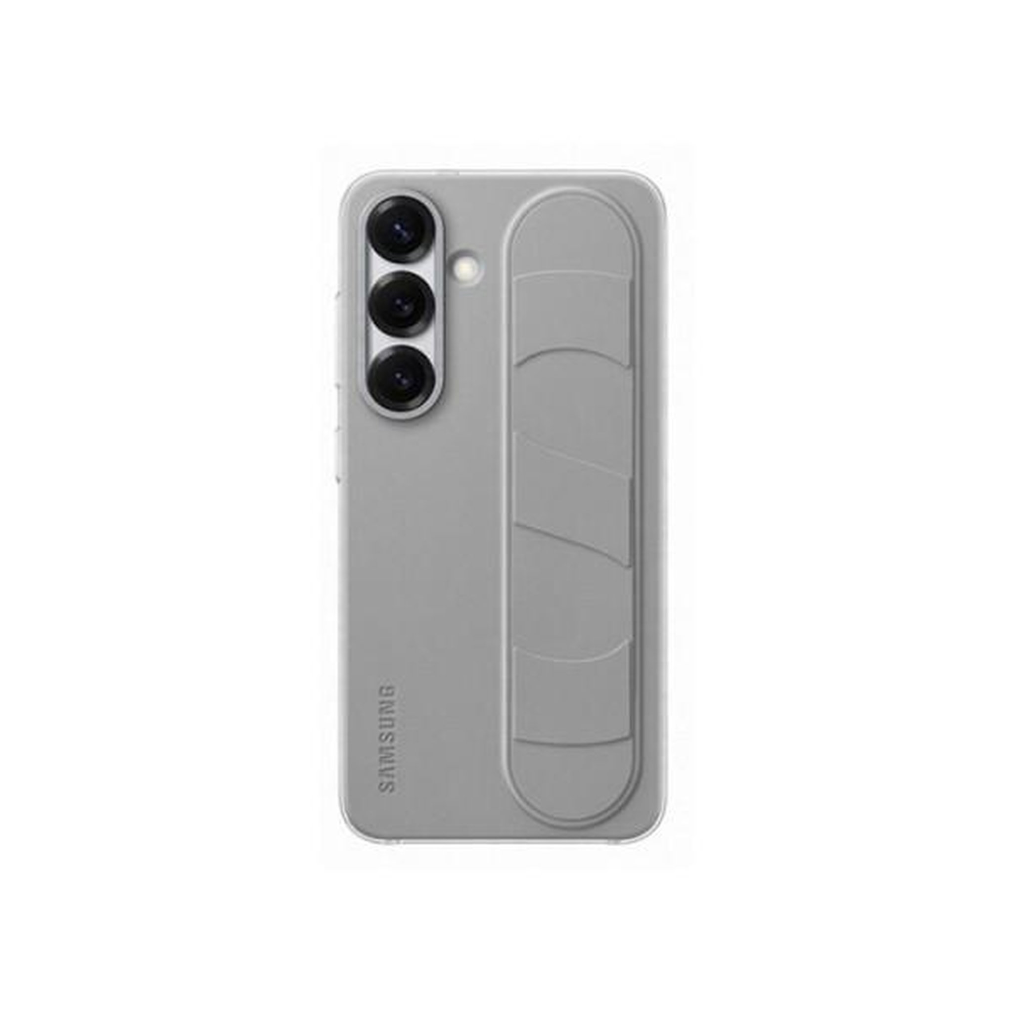 Samsung Coque avec laniere et support Galaxy S25 Gris