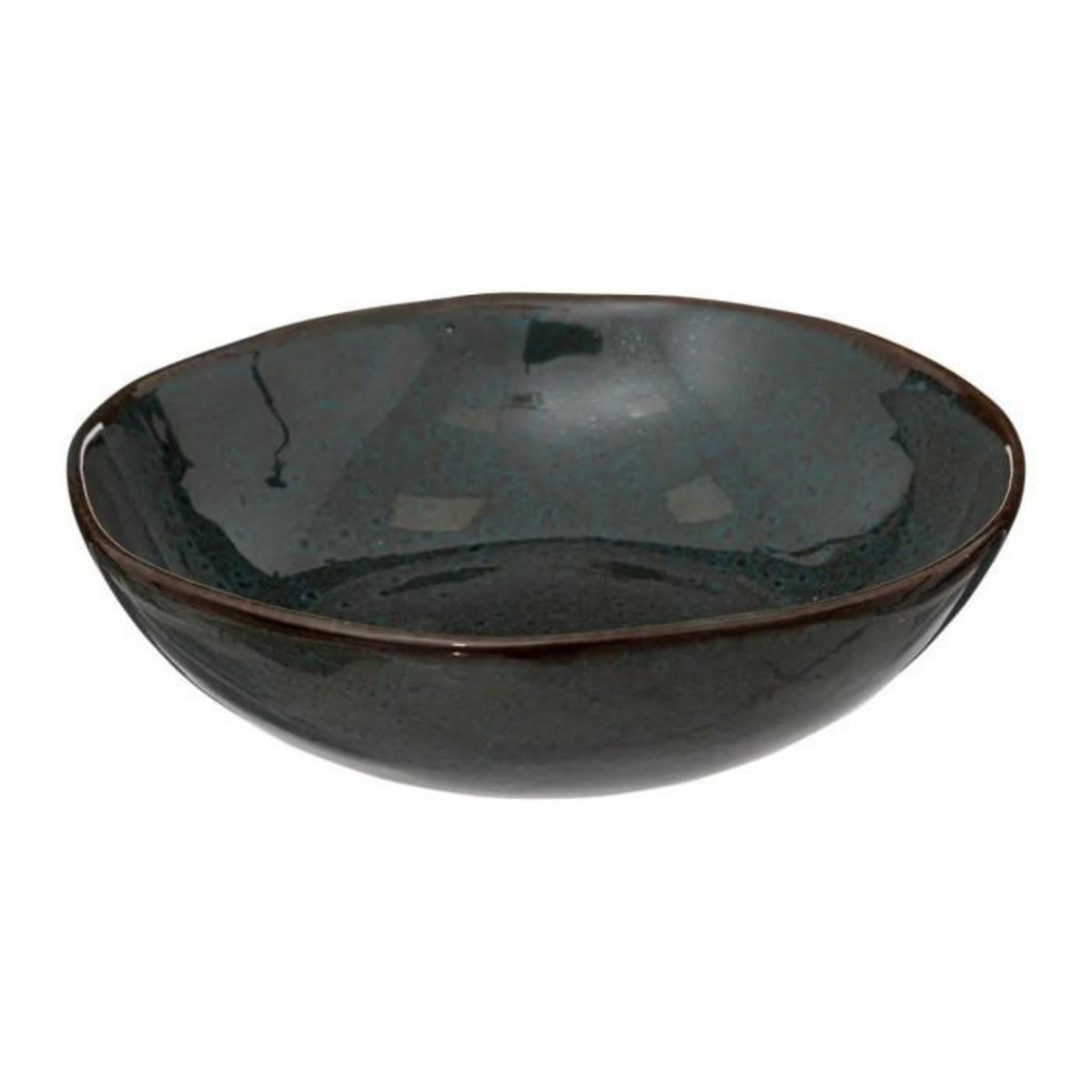 SECRET DE GOURMET Lot de 6 Assiettes Creuses  Jade  18cm Vert