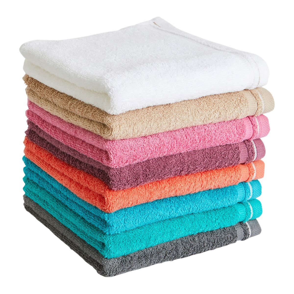 ACTUEL Drap de bain uni en coton 450 g/m²