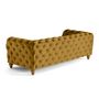 Voir la diapositive 6 : LISA DESIGN Walter - canapé 3 places chesterfield en velours - pieds bois
