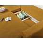 Voir la diapositive 4 : BEST MOBILIER Dellia - canapé d'angle réversible convertible - avec coffre - en velours côtelé - 4 places