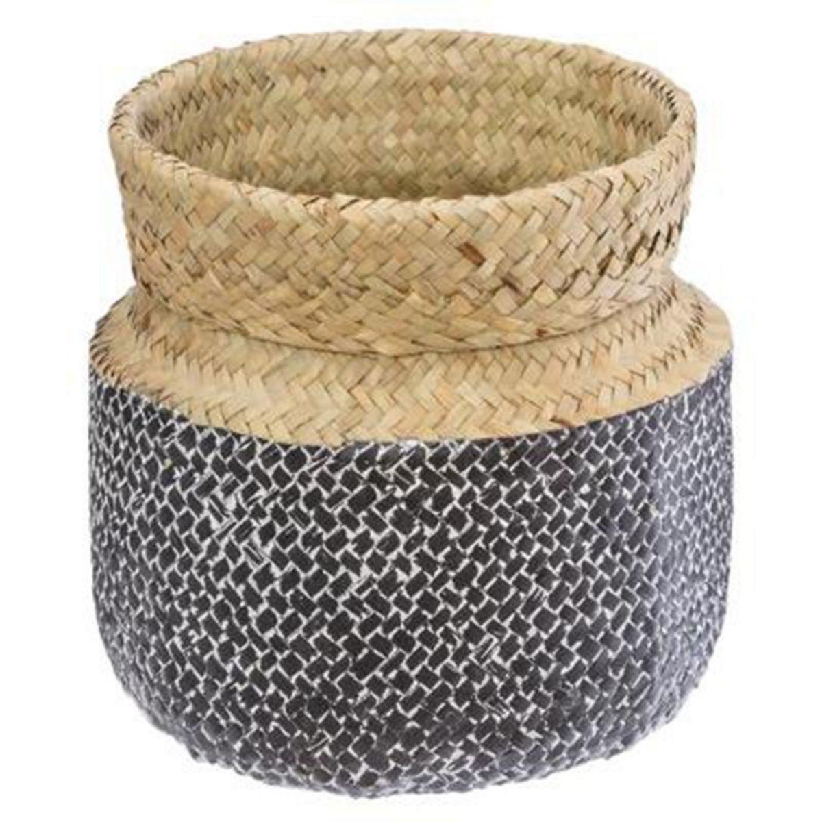  Lot de 3 Paniers de Rangement  Seagrass  24cm Multicolore