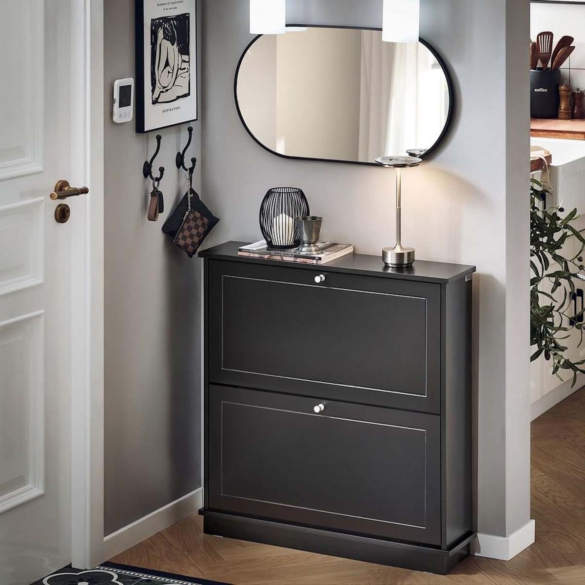 SOBUY SoBuy - Meuble À Chaussures à 2 tiroirs - Moderne - FSR99