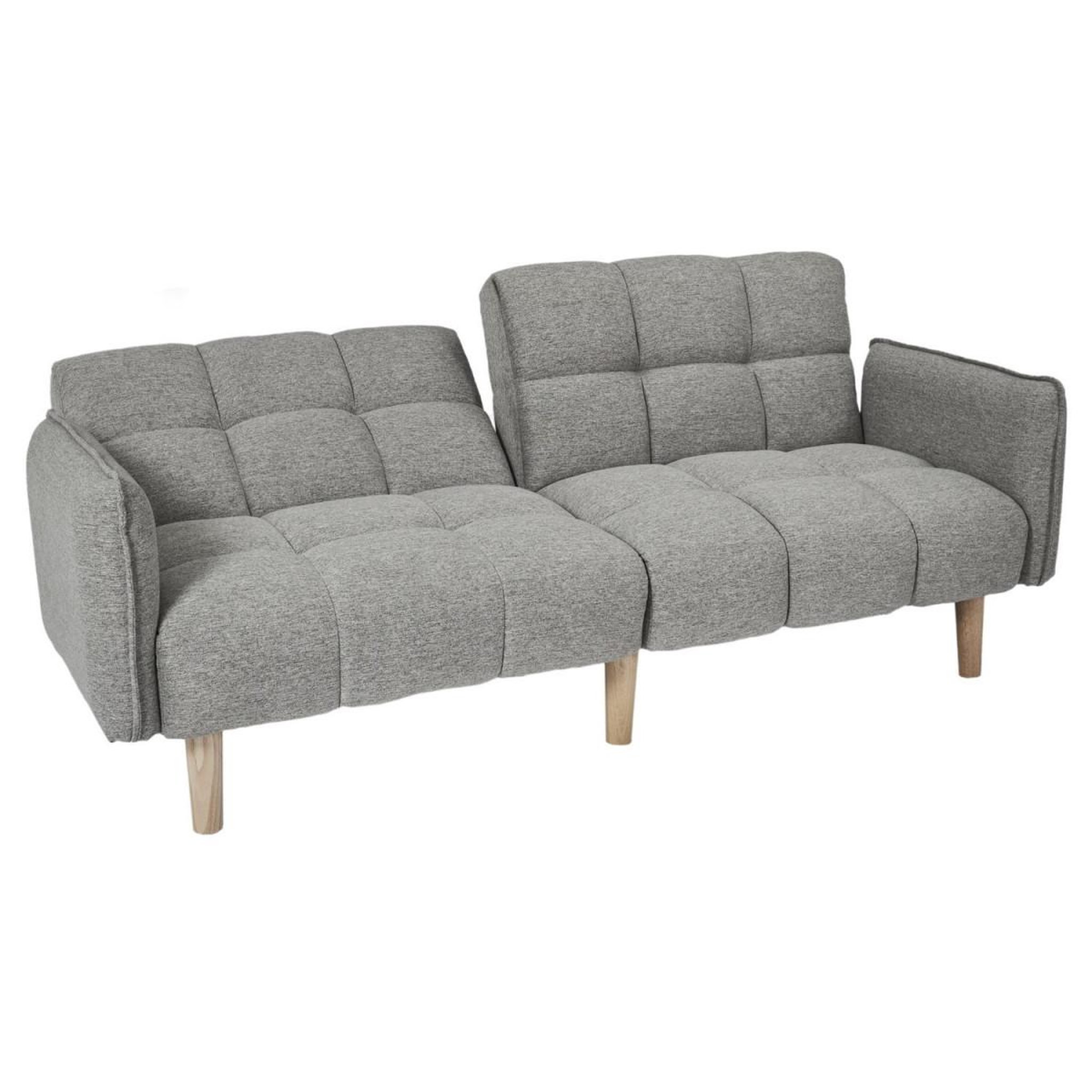 Voir la diapositive 3 : The Home Deco Factory Canapé convertible  dream  195cm gris