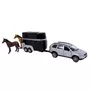GLOB KIDS Kids Globe Die-cast Volvo XC90 with Horse trailer, 27 cm