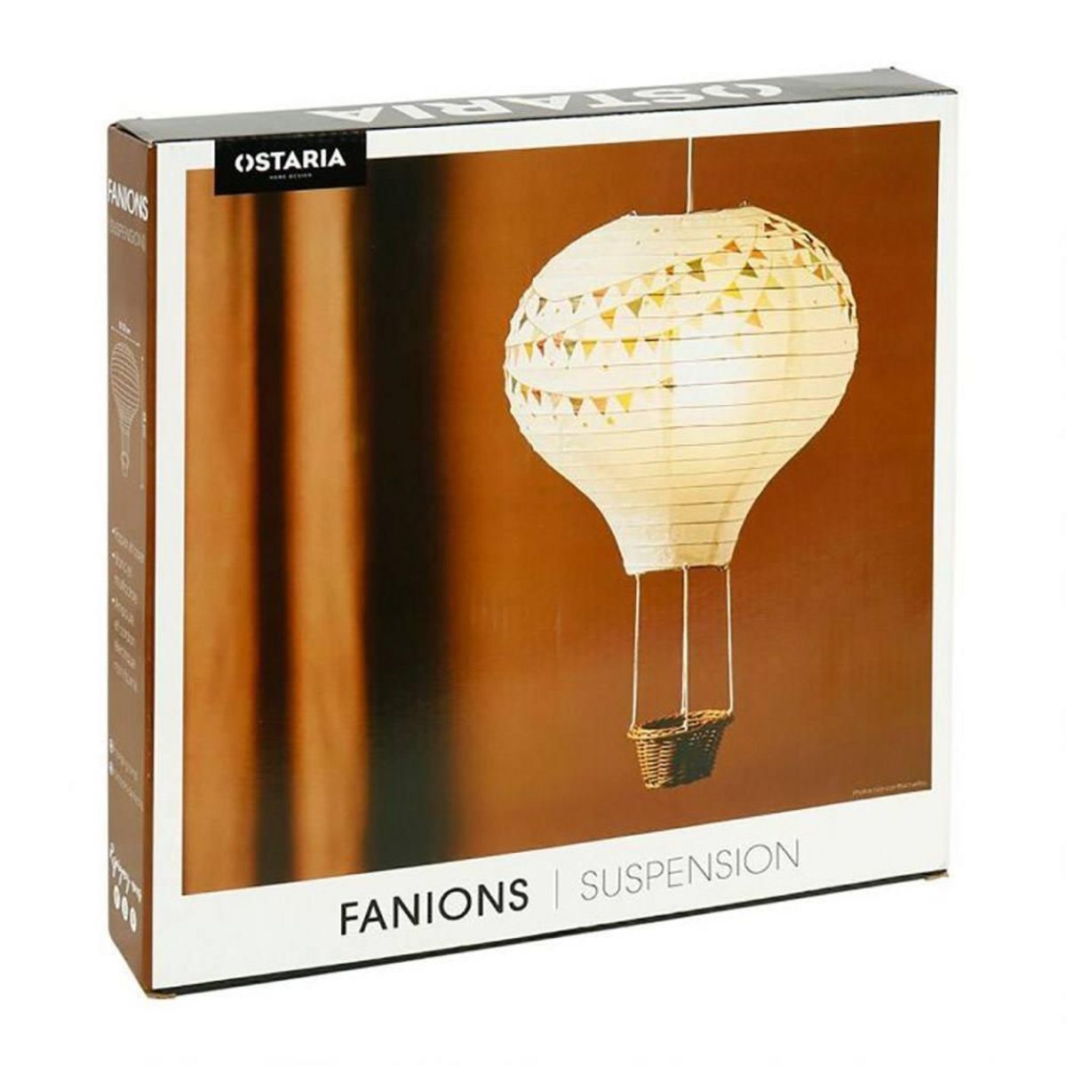 OSTARIA Suspension papier fanions D30