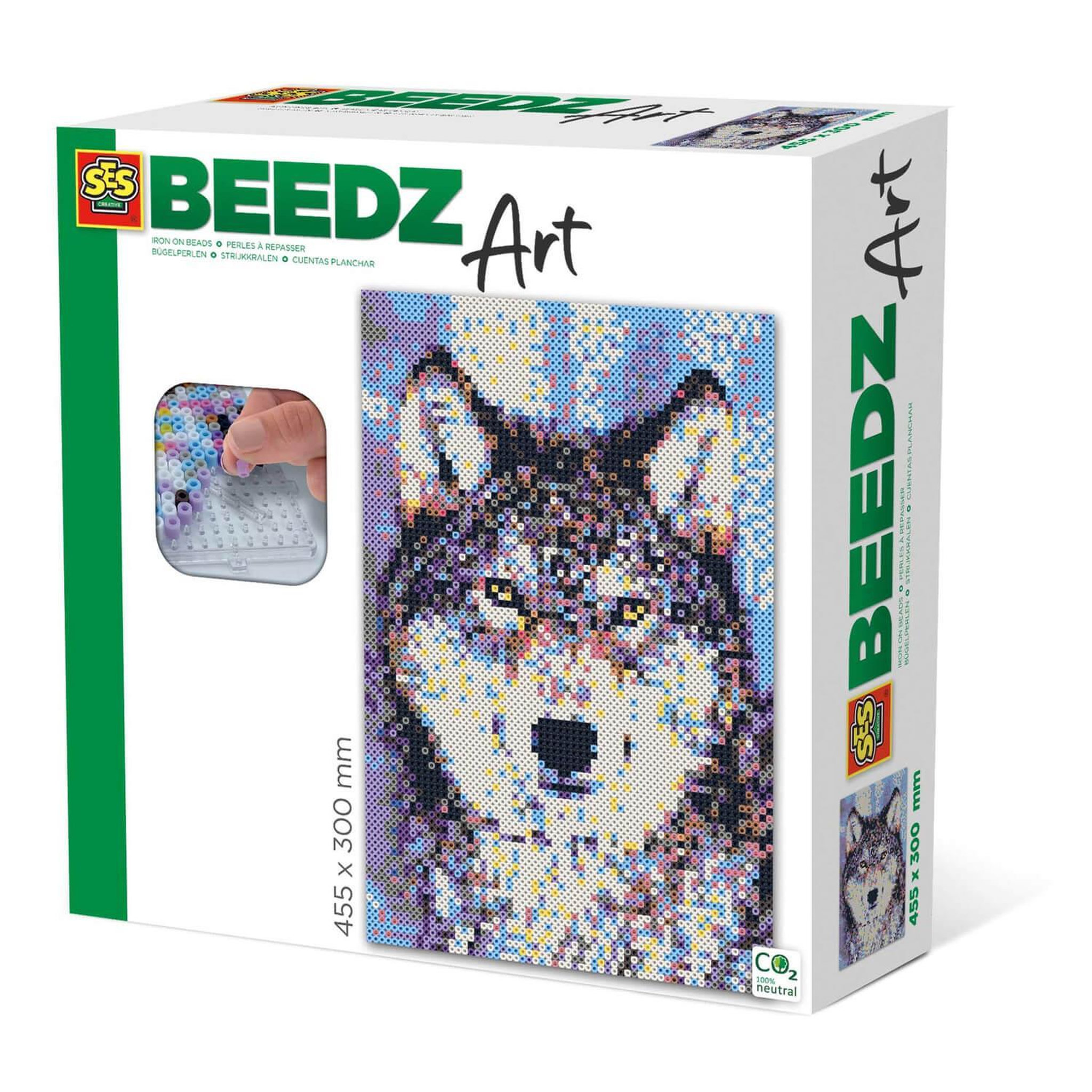 SES Creative Perles à repasser : Beedz art : Loup