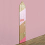 Voir la diapositive 4 : Paris Prix Décoration Murale Enfant  Toise Fille  100cm Rose