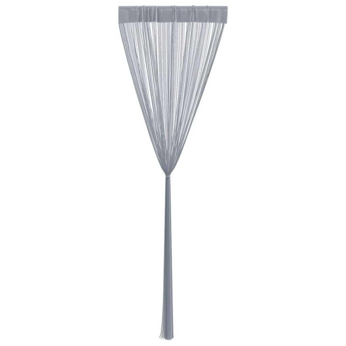 VIDAXL Rideaux a fils 2 pcs gris clair 100x250 cm