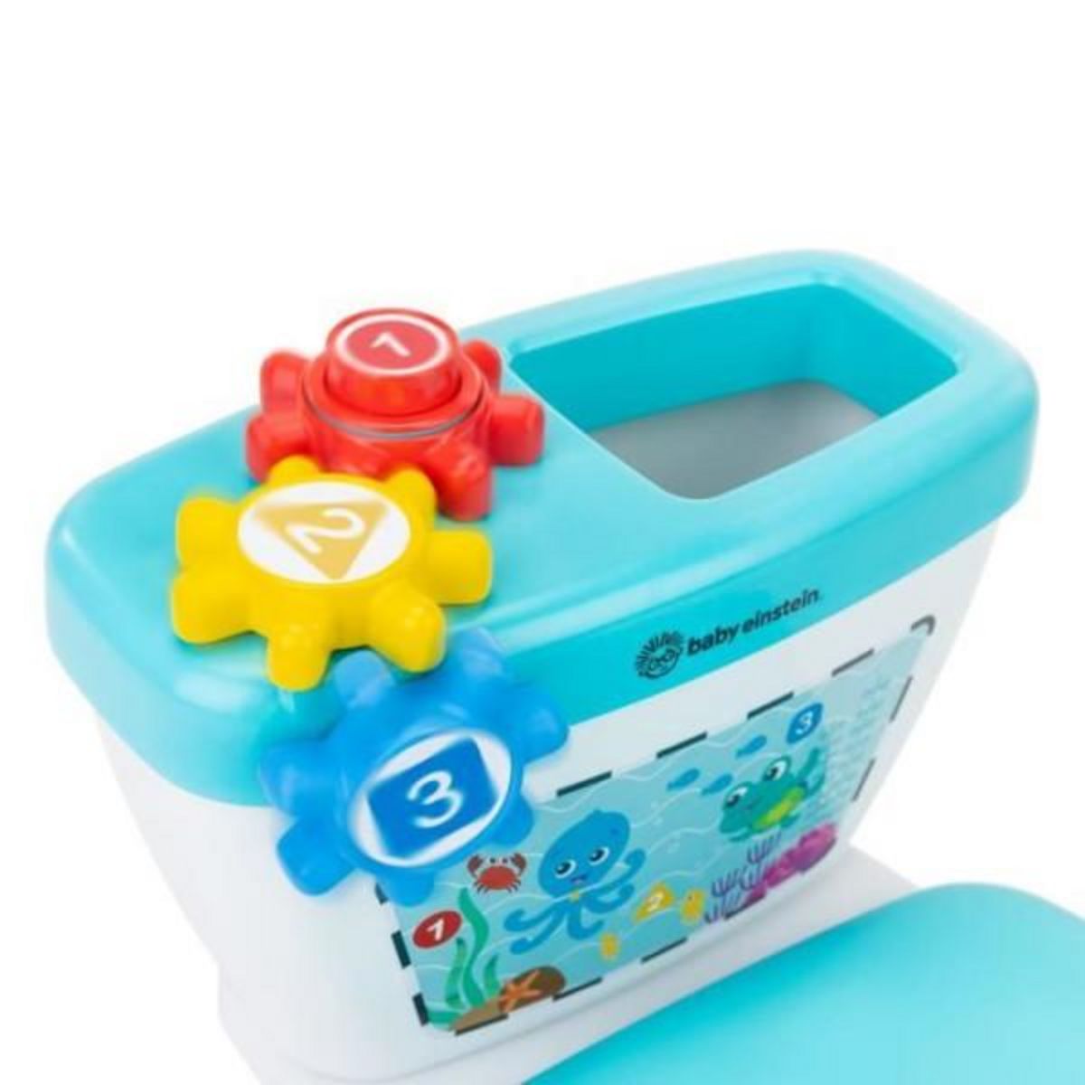 MARKET24 BABY EINSTEIN Mini Toilette enfant avec Réducteur de Toilette inclus, Chasse d'eau musicale