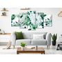 Voir la diapositive 2 : Paris Prix Tableau 5 Panneaux  Rose Composition Wide Green