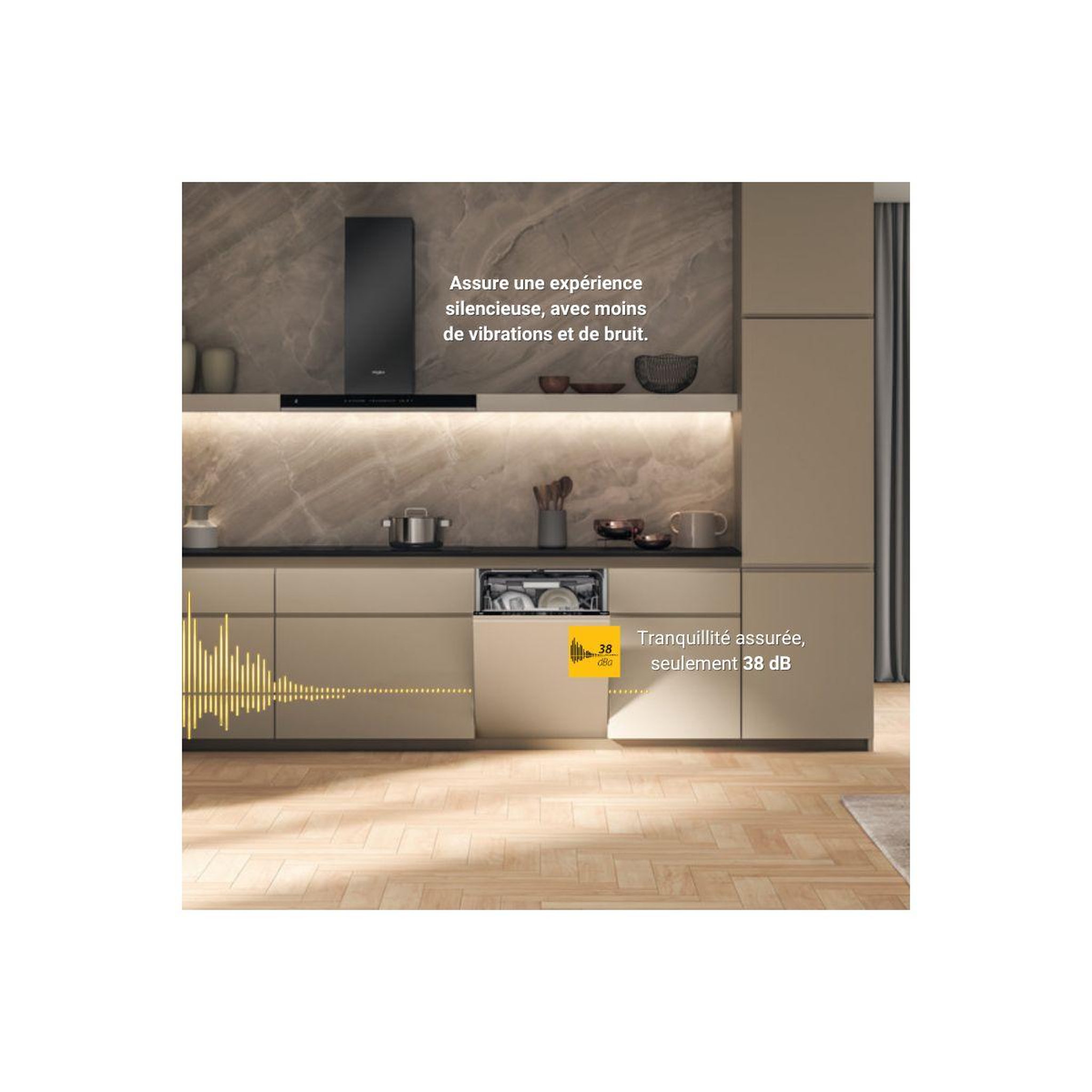 Voir la diapositive 2 : Whirlpool Lave vaisselle encastrable W7IHT58T SupremeSilence MaxiSpace