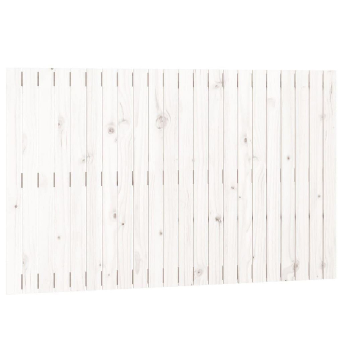 VIDAXL Tete de lit murale Blanc 140x3x90 cm Bois massif de pin