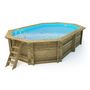 Voir la diapositive 3 : Habitat et Jardin Piscine bois   Miami 120    - 4.86 x 3.36 x 1.20 m
