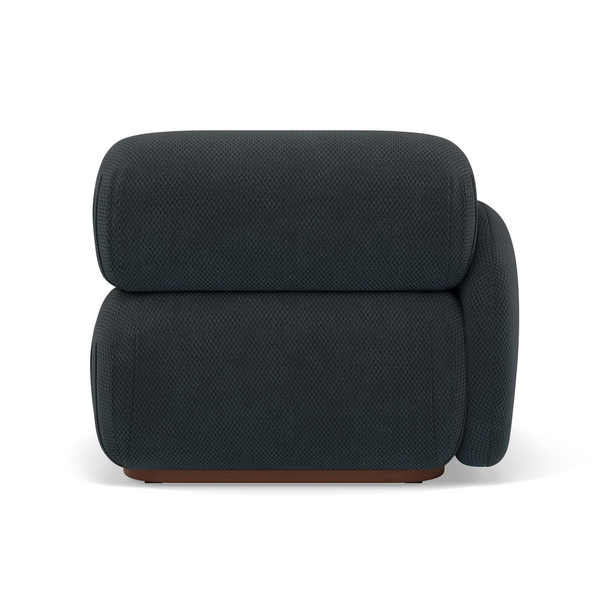 LISA DESIGN Penelope - module d'assise gauche en velours texturé