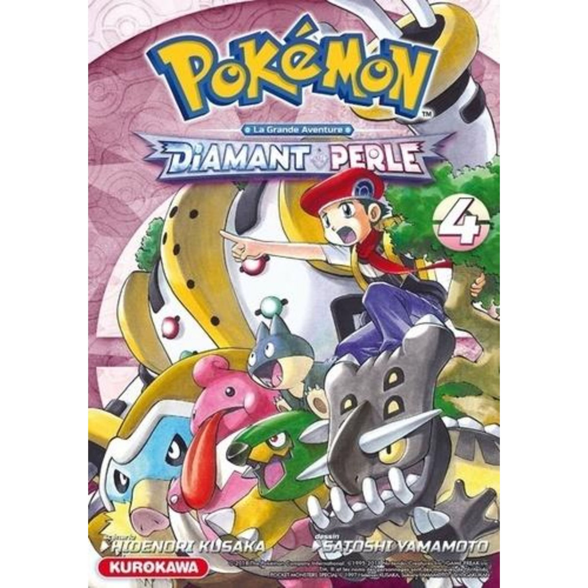 POKEMON DIAMANT ET PERLE - LA GRANDE AVENTURE TOME 4 , Kusaka Hidenori