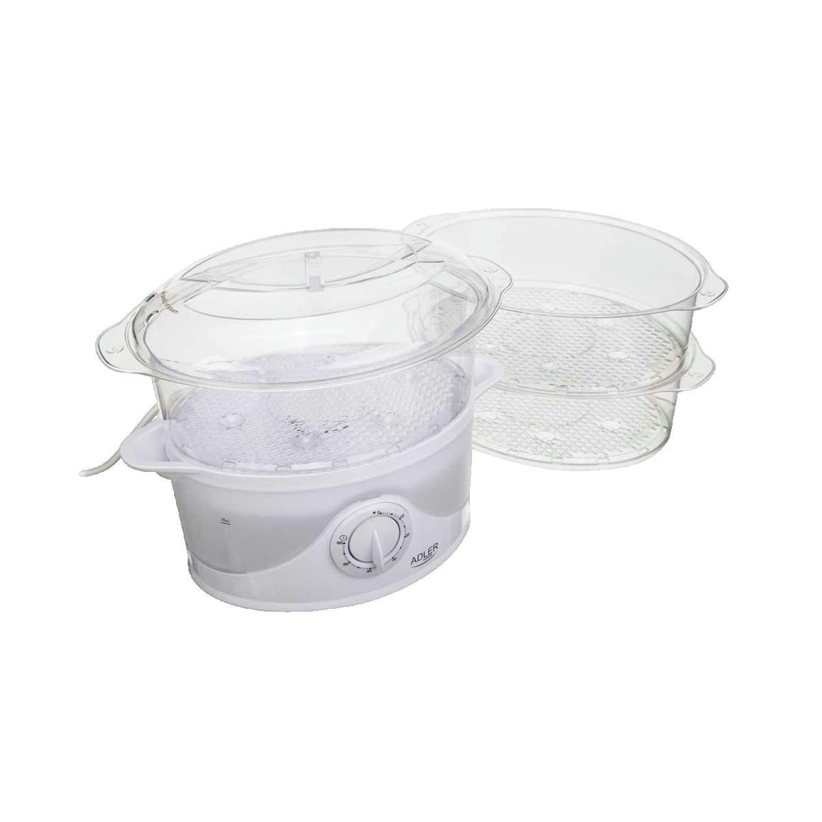 ADLER Cuiseur vapeur Adler Europe transparent 9 l