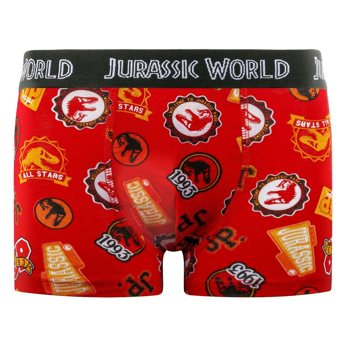 JURASSIC Lot de 4 boxers enfant Jurassic