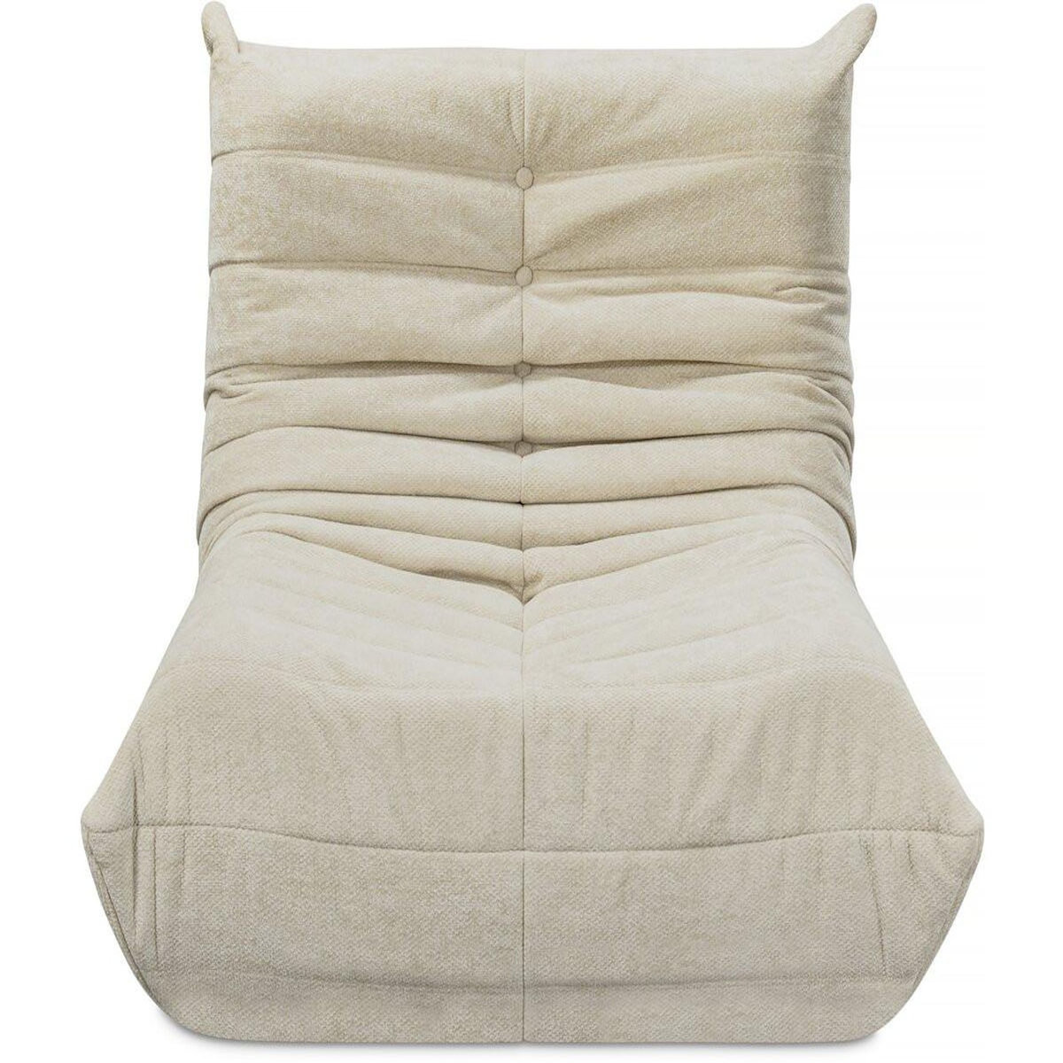 Habitat et Jardin Lot de 2 chauffeuses pour canapé modulables en tissu texturé  Velasca  - Beige