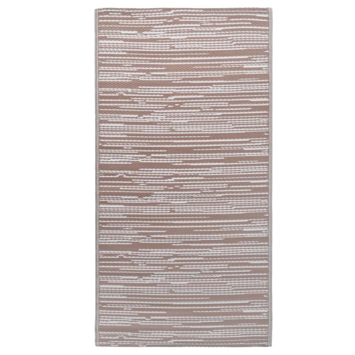 VIDAXL Tapis d'exterieur ARAKIL marron 120x180 cm PP