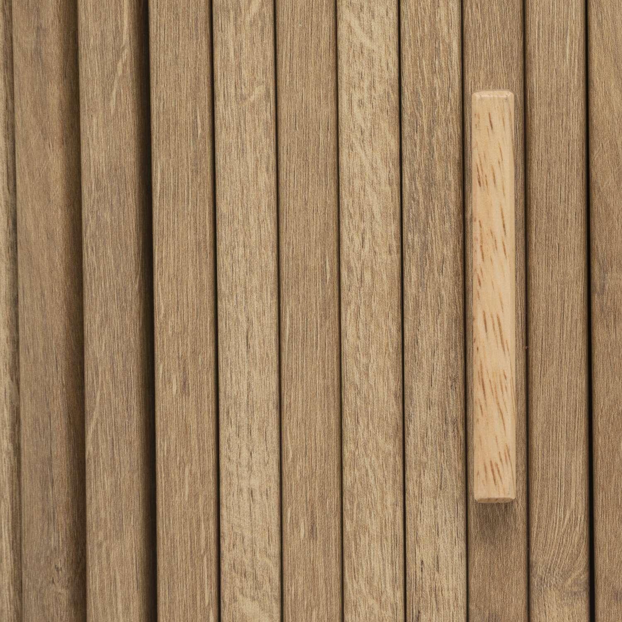 Voir la diapositive 5 : ATMOSPHERA Table basse 2 portes en bois colva - marron