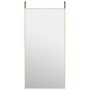 Voir la diapositive 2 : VIDAXL Miroir de porte Dore 50x100 cm Verre et aluminium