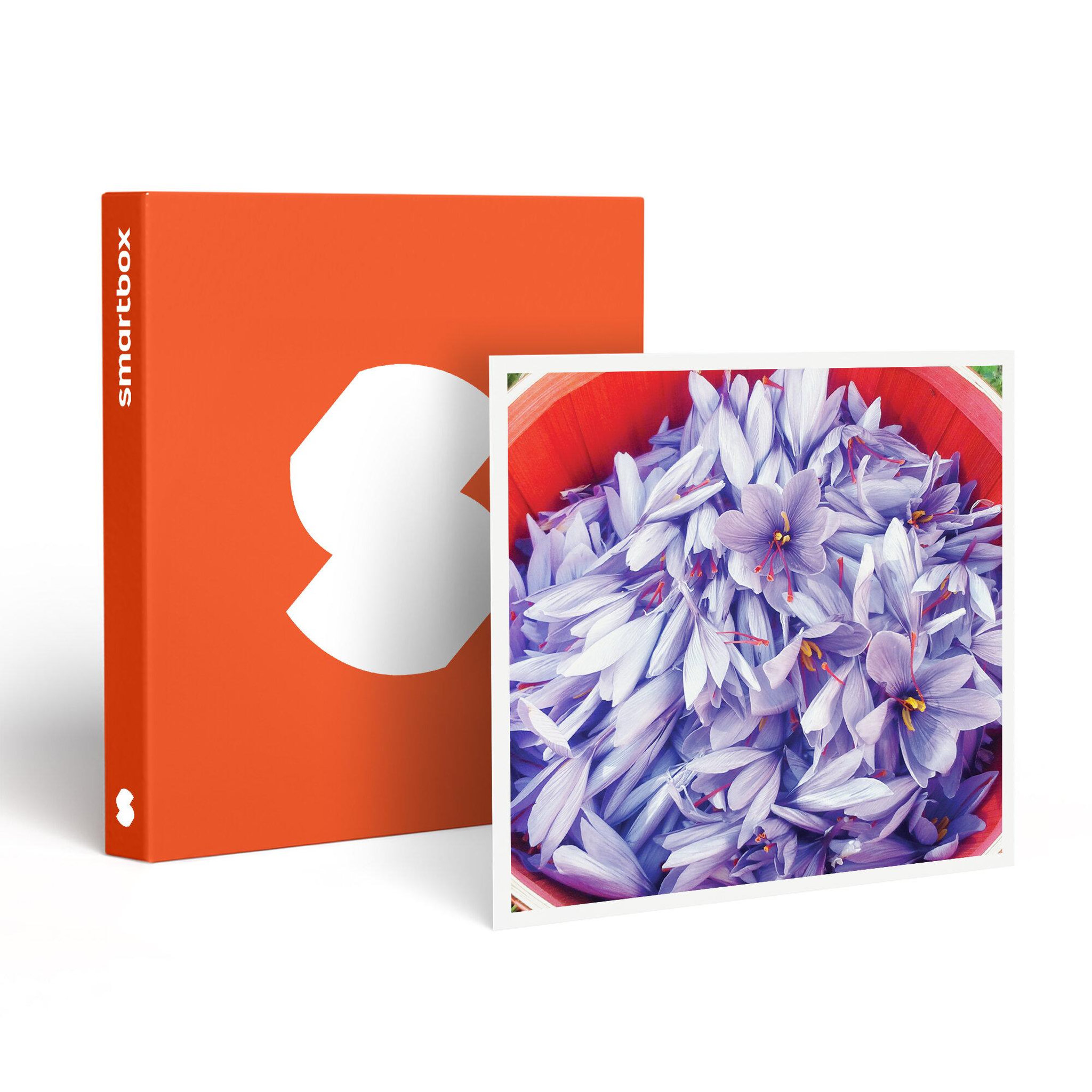 Smartbox Visite d'une safranière et d'un vignoble en agriculture biologique avec dégustations - coffret cadeau gastronomie