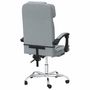 Voir la diapositive 5 : VIDAXL Fauteuil de massage inclinable de bureau Gris clair Tissu