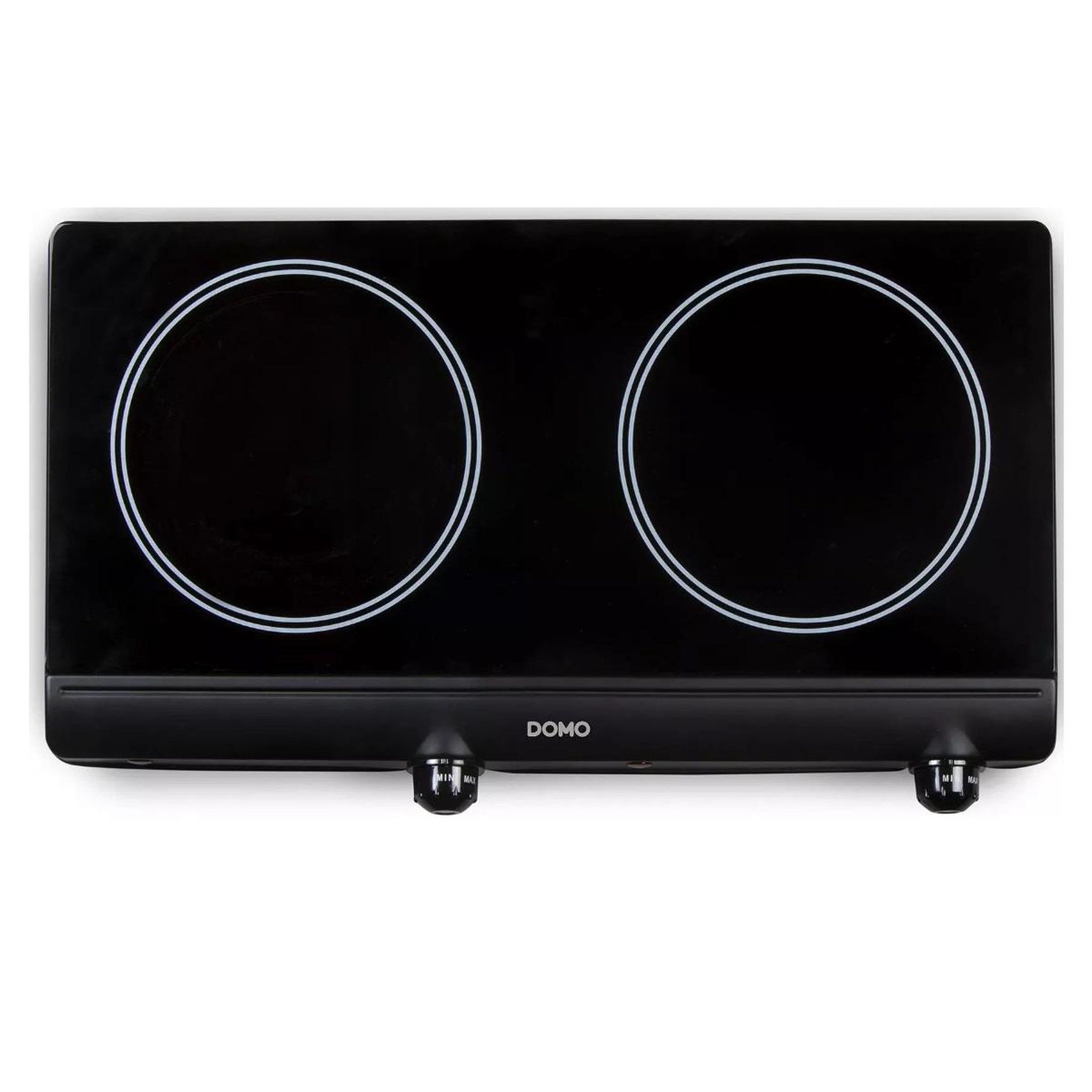 Voir la diapositive 5 : Domo Réchaud vitroceramique 2 feux 2500w - do339kp
