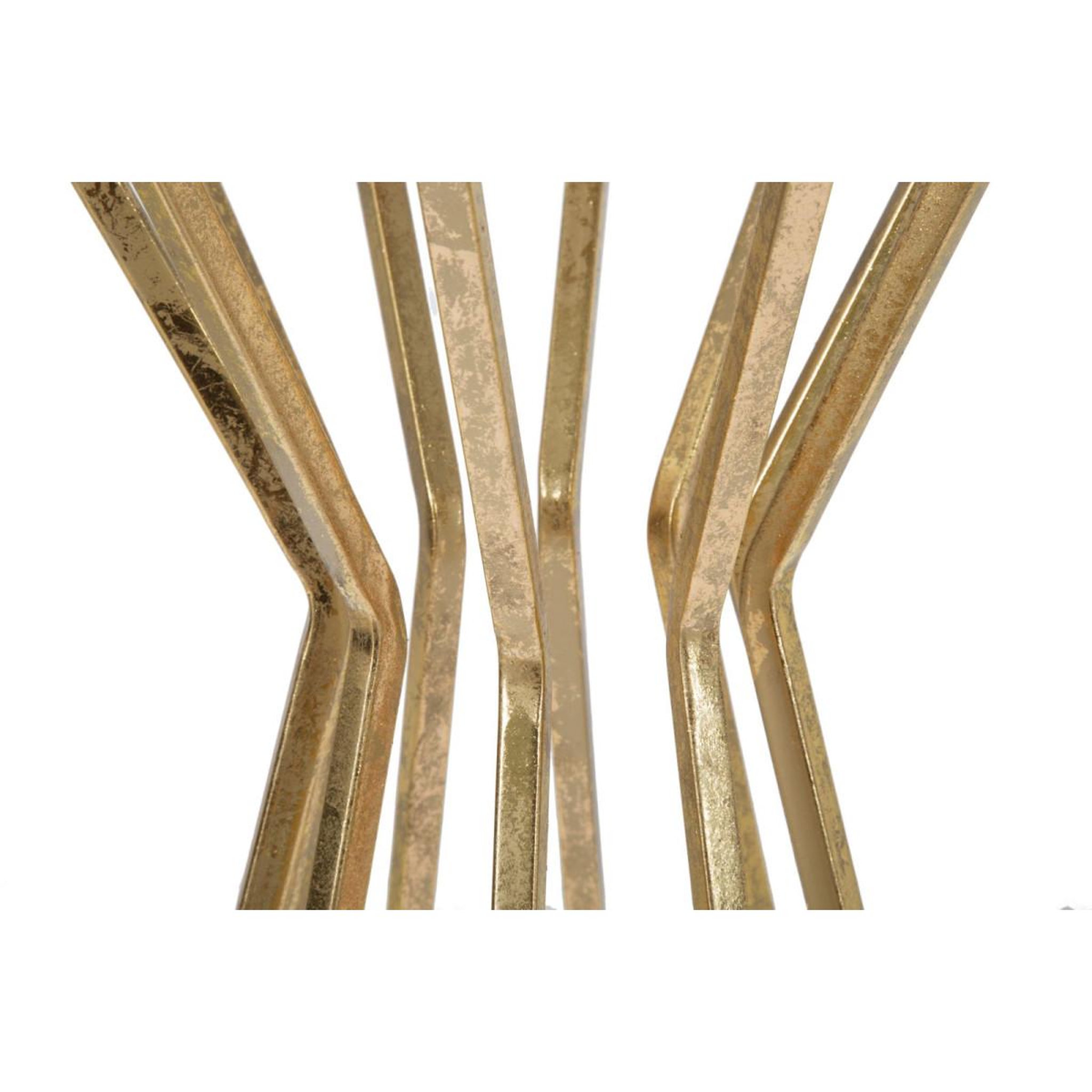 Voir la diapositive 3 : Paris Prix Table d'appoint design  vienna  80cm or