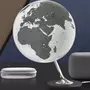 Atmosphère Globe terrestre lumineux Anglo Ø 25 cm - Charbon