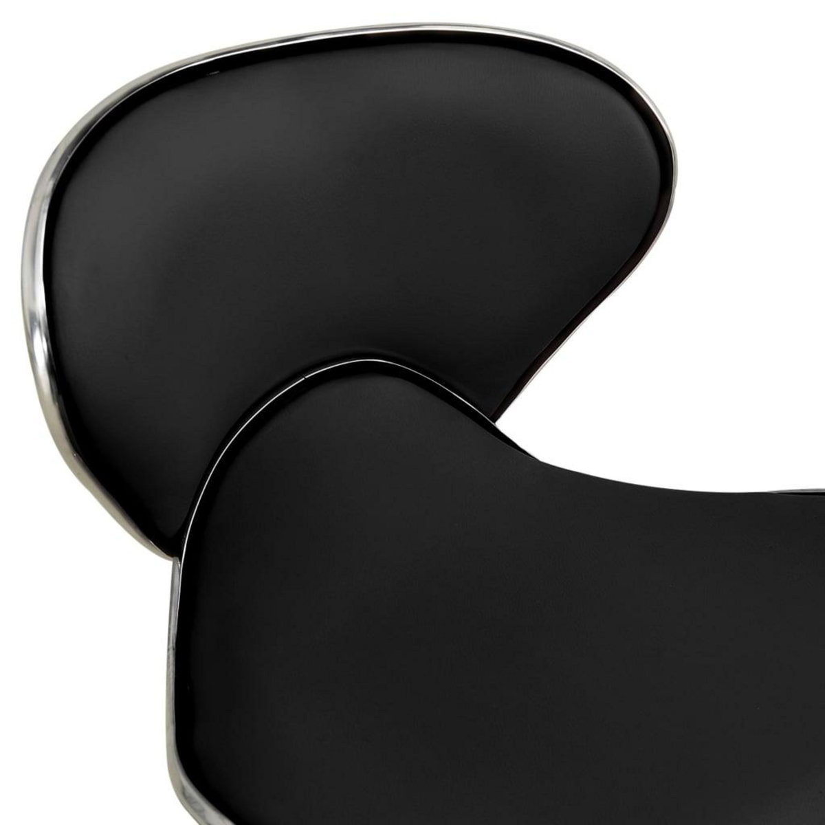 VIDAXL Chaise de bureau Noir Similicuir