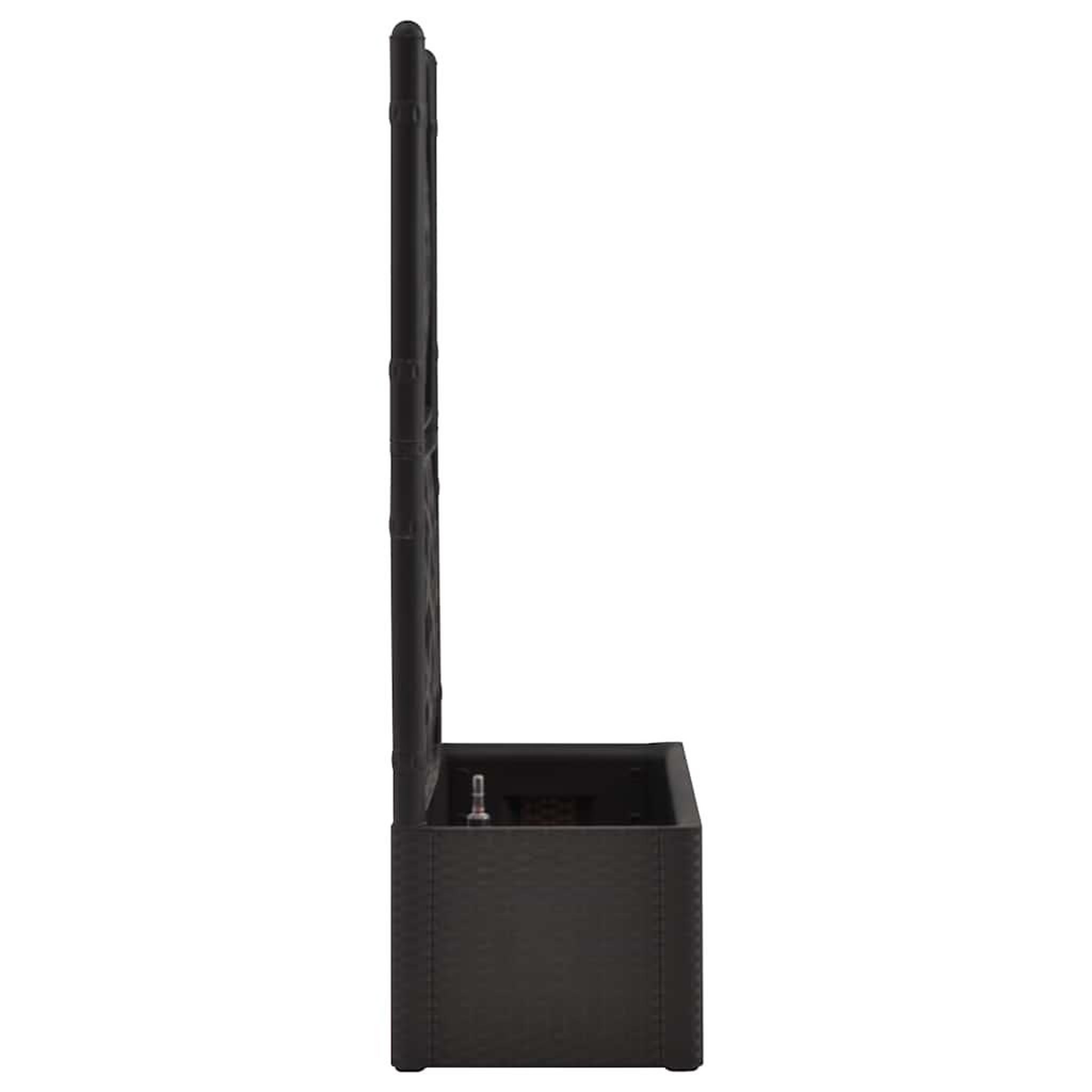 Voir la diapositive 5 : VIDAXL Lit sureleve de jardin treillis systeme d'arrosage Anthracite