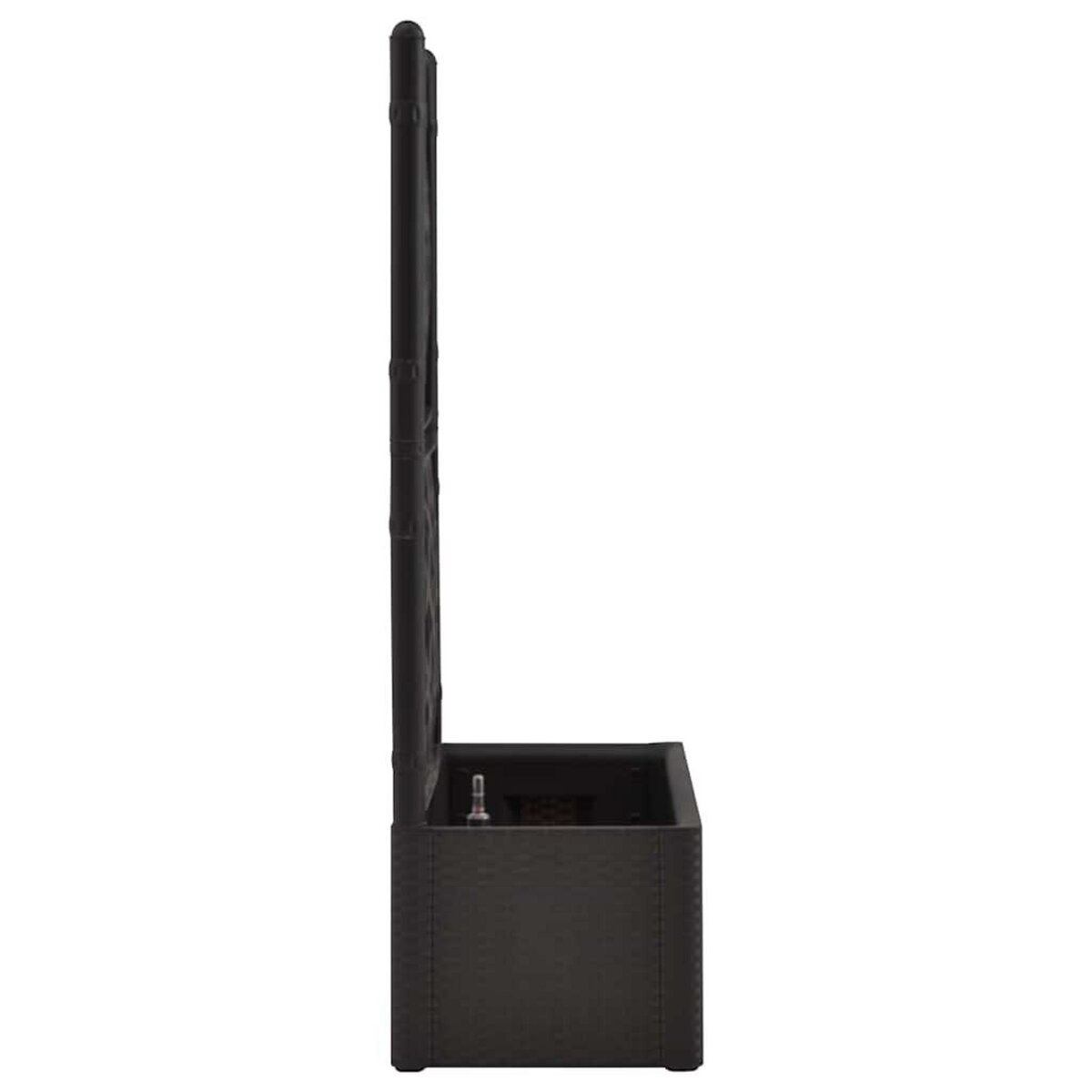 VIDAXL Lit sureleve de jardin treillis systeme d'arrosage Anthracite